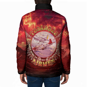 Red Tails Tuskegee Airmen Padded Jacket Honoring The Legend
