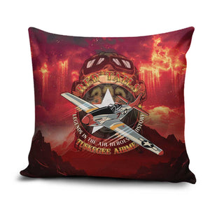 Red Tails Tuskegee Airmen Pillow Cover Honoring The Legend