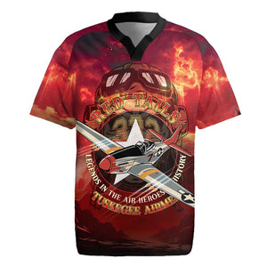 Red Tails Tuskegee Airmen Rugby Jersey Honoring The Legend