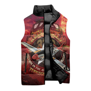 Red Tails Tuskegee Airmen Sleeveless Puffer Jacket Honoring The Legend