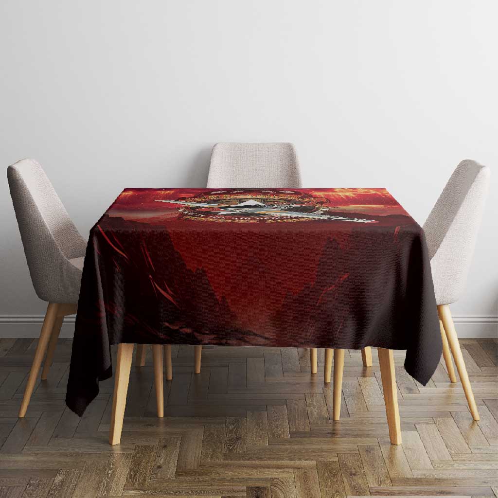 Red Tails Tuskegee Airmen Tablecloth Honoring The Legend