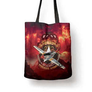 Red Tails Tuskegee Airmen Tote Bag Honoring The Legend