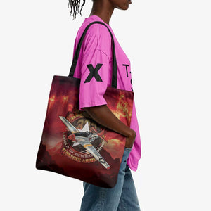 Red Tails Tuskegee Airmen Tote Bag Honoring The Legend