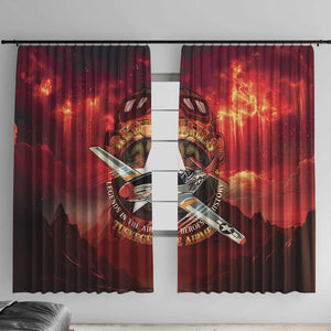 Red Tails Tuskegee Airmen Window Curtain Honoring The Legend