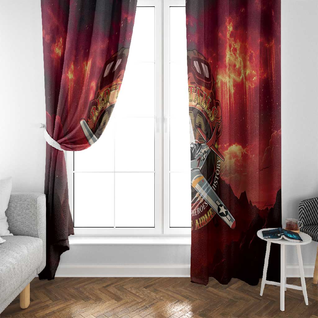Red Tails Tuskegee Airmen Window Curtain Honoring The Legend