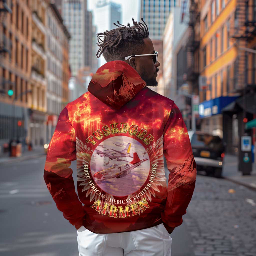 Red Tails Tuskegee Airmen Zip Hoodie Honoring The Legend