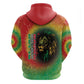 Juneteenth Freedom Day Hoodie Reggae Tie Dye Style