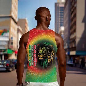 Juneteenth Freedom Day Men Tank Top Reggae Tie Dye Style