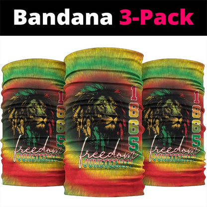 Juneteenth Freedom Day Neck Gaiter Reggae Tie Dye Style LT05