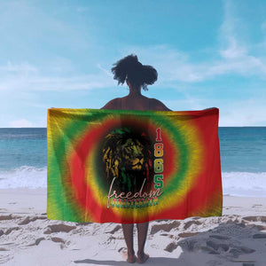 Juneteenth Freedom Day Sarong Reggae Tie Dye Style