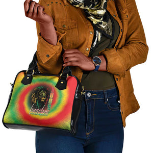 Juneteenth Freedom Day Shoulder Handbag Reggae Tie Dye Style