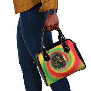 Juneteenth Freedom Day Shoulder Handbag Reggae Tie Dye Style