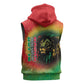 Juneteenth Freedom Day Sleeveless Hoodie Reggae Tie Dye Style - African Pride