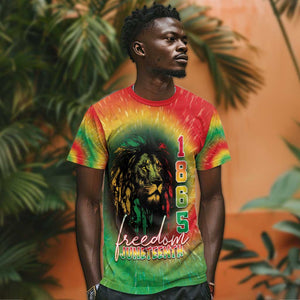 Juneteenth Freedom Day T shirt Reggae Tie Dye Style