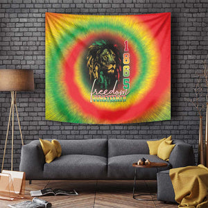 Juneteenth Freedom Day Tapestry Reggae Tie Dye Style