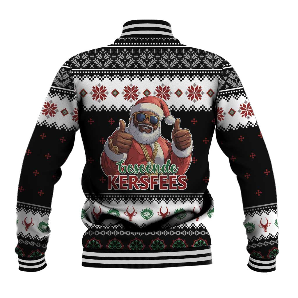 South Africa Christmas Baseball Jacket Hip Hop Santa Claus LT05