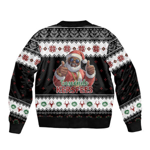 South Africa Christmas Bomber Jacket Hip Hop Santa Claus