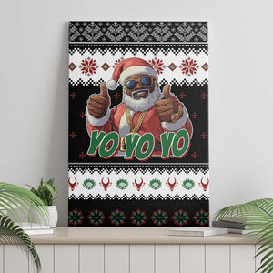 South Africa Christmas Canvas Wall Art Hip Hop Santa Claus