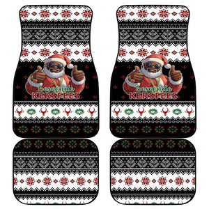 South Africa Christmas Car Mats Hip Hop Santa Claus