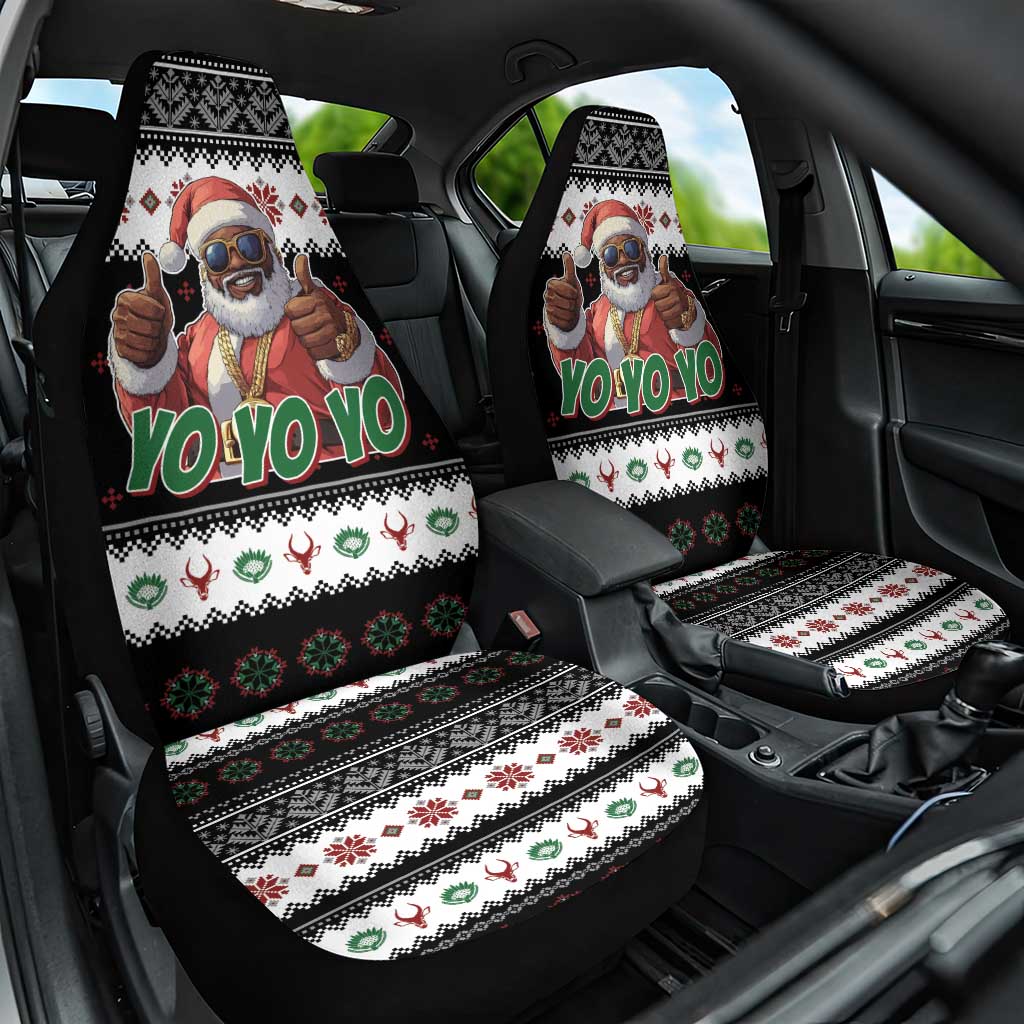 South Africa Christmas Car Seat Cover Hip Hop Santa Claus