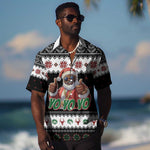 South Africa Christmas Hawaiian Shirt Hip Hop Santa Claus