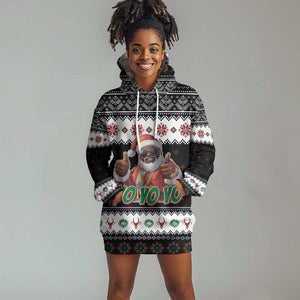 South Africa Christmas Hoodie Dress Hip Hop Santa Claus