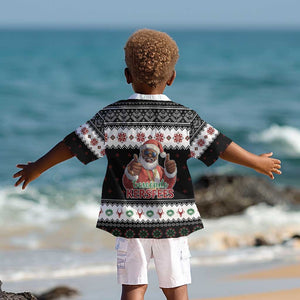 South Africa Christmas Kid Hawaiian Shirt Hip Hop Santa Claus