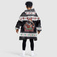 South Africa Christmas Kid Wearable Blanket Hoodie Hip Hop Santa Claus