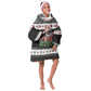 South Africa Christmas Kid Wearable Blanket Hoodie Hip Hop Santa Claus
