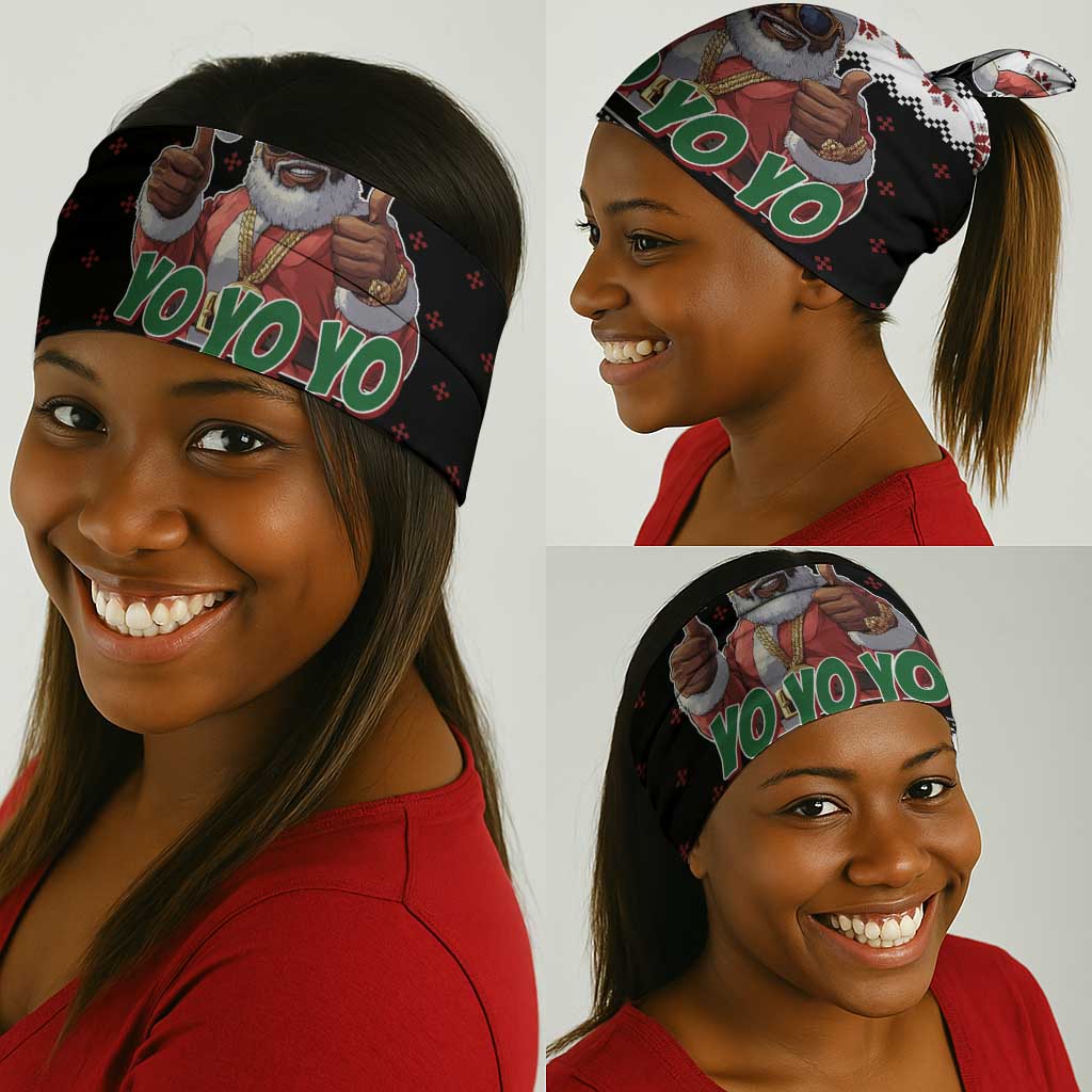 South Africa Christmas Neck Gaiter Hip Hop Santa Claus LT05