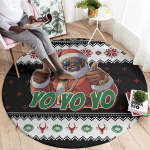 South Africa Christmas Round Carpet Hip Hop Santa Claus