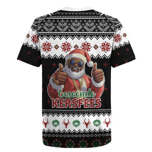 South Africa Christmas Rugby Jersey Hip Hop Santa Claus