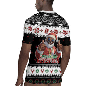 South Africa Christmas Rugby Jersey Hip Hop Santa Claus