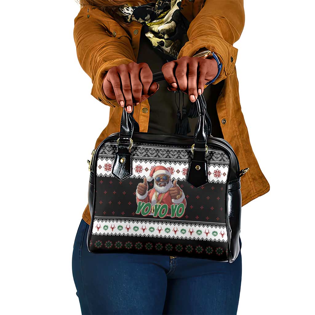 South Africa Christmas Shoulder Handbag Hip Hop Santa Claus