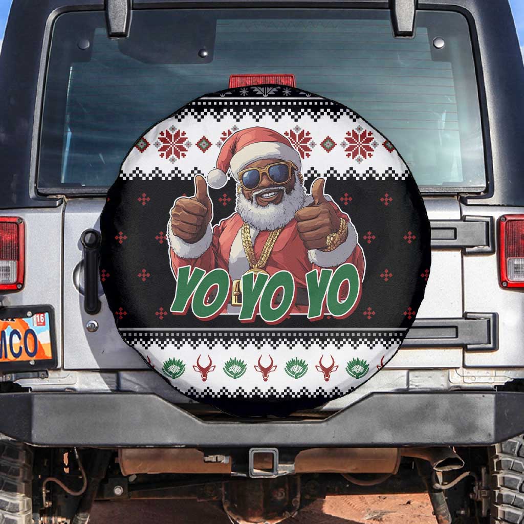 South Africa Christmas Spare Tire Cover Hip Hop Santa Claus