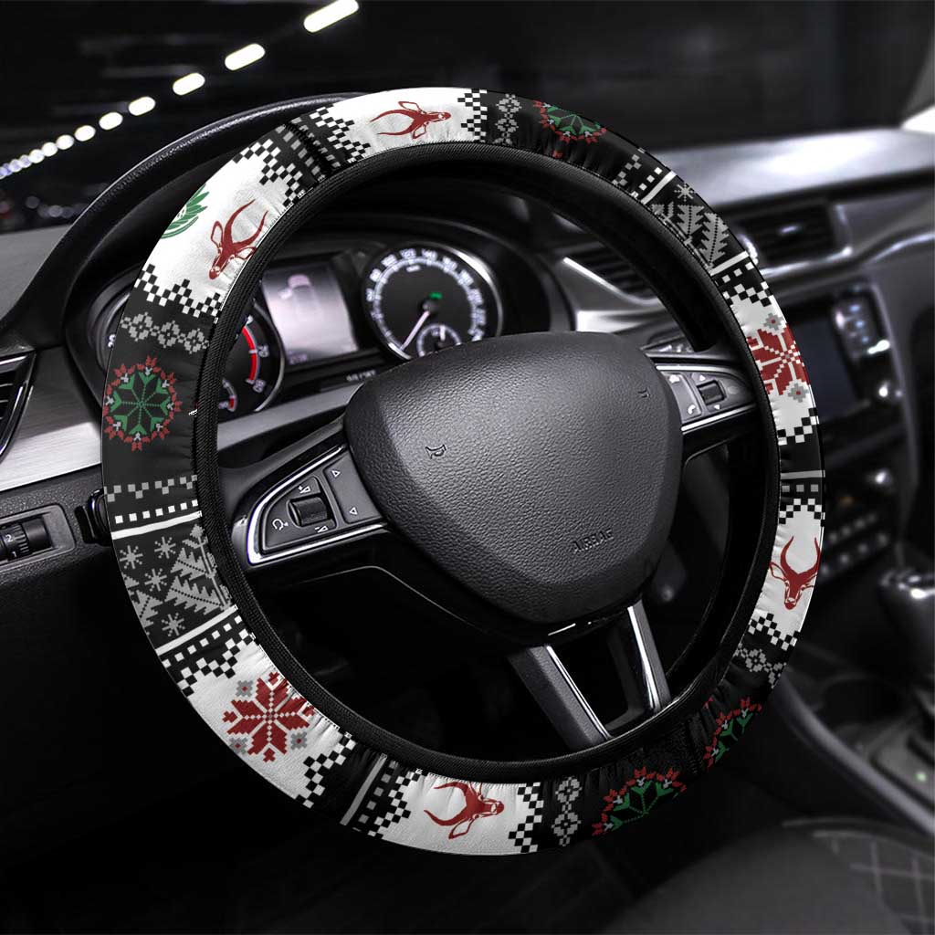 South Africa Christmas Steering Wheel Cover Hip Hop Santa Claus