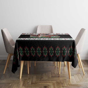 South Africa Christmas Tablecloth Hip Hop Santa Claus