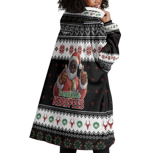 South Africa Christmas Wearable Blanket Hoodie Hip Hop Santa Claus
