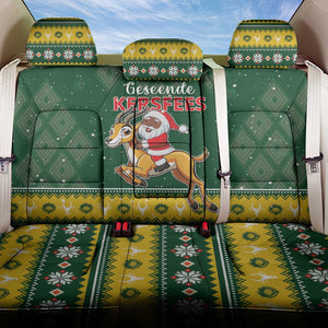 South Africa Christmas Back Car Seat Cover Funny Santa Riding Springbok LT05