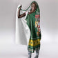 South Africa Christmas Hooded Blanket Funny Santa Riding Springbok