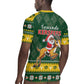 South Africa Christmas Rugby Jersey Funny Santa Riding Springbok LT05