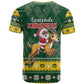 South Africa Christmas T shirt Funny Santa Riding Springbok LT05
