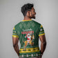 South Africa Christmas T shirt Funny Santa Riding Springbok LT05