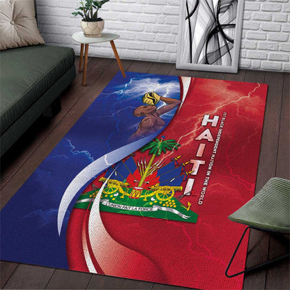 Haiti Independence Day Area Rug The First Black Independent Nation - African Pride