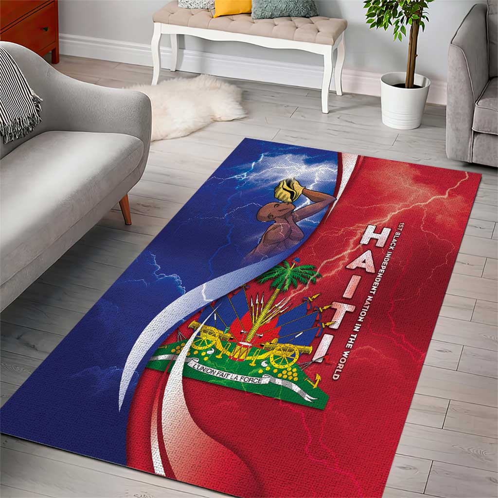 Haiti Independence Day Area Rug The First Black Independent Nation - African Pride