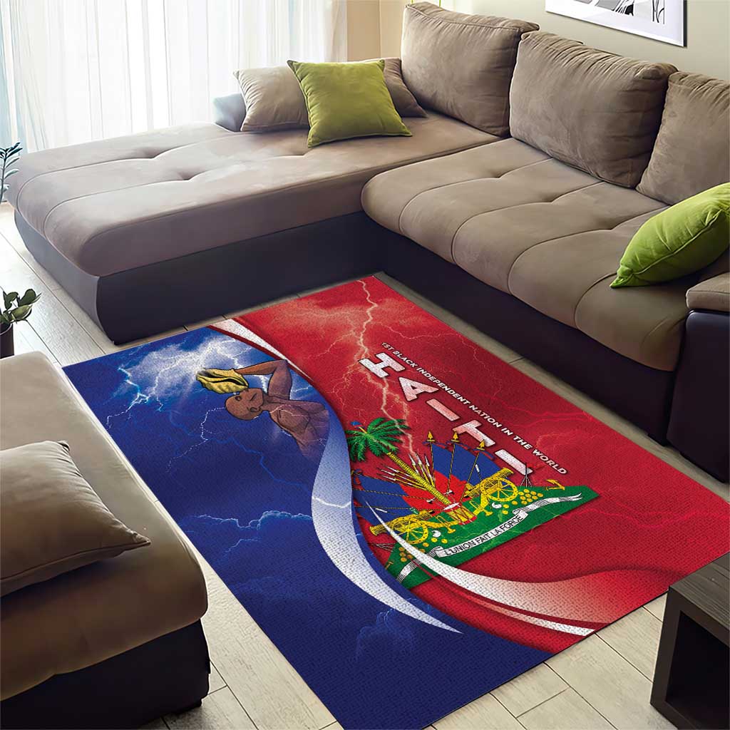 Haiti Independence Day Area Rug The First Black Independent Nation - African Pride