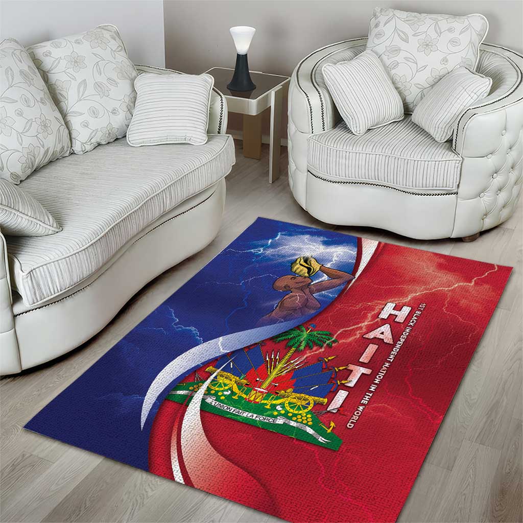 Haiti Independence Day Area Rug The First Black Independent Nation - African Pride