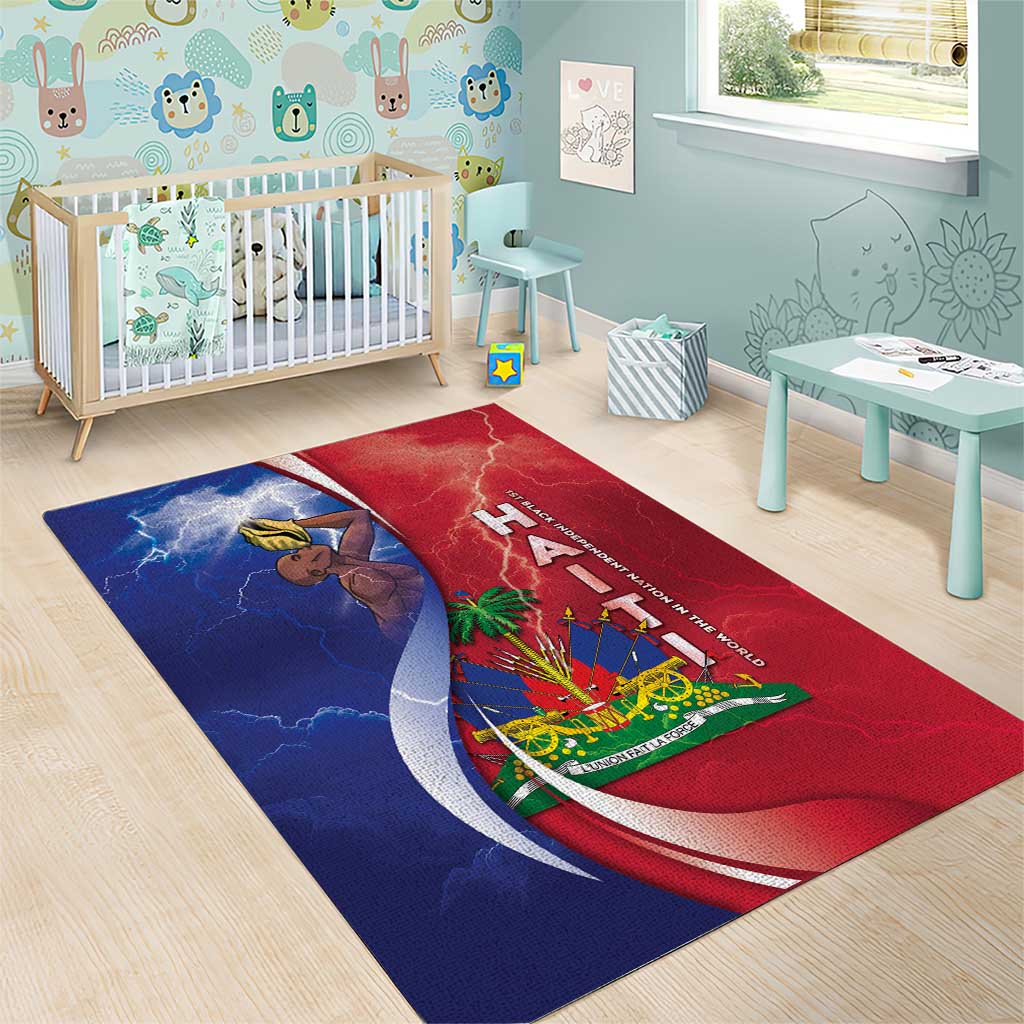Haiti Independence Day Area Rug The First Black Independent Nation - African Pride
