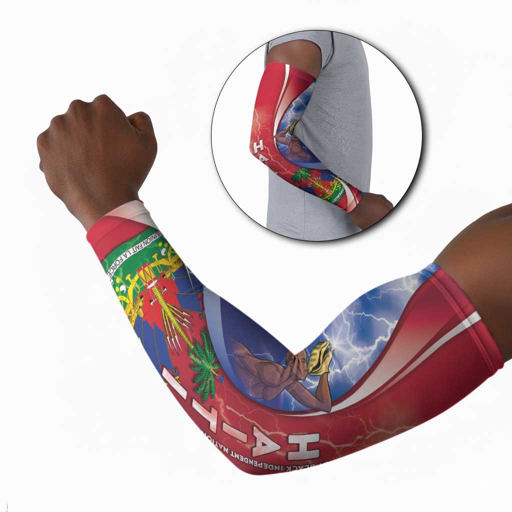 Haiti Independence Day Arm Sleeves The First Black Independent Nation