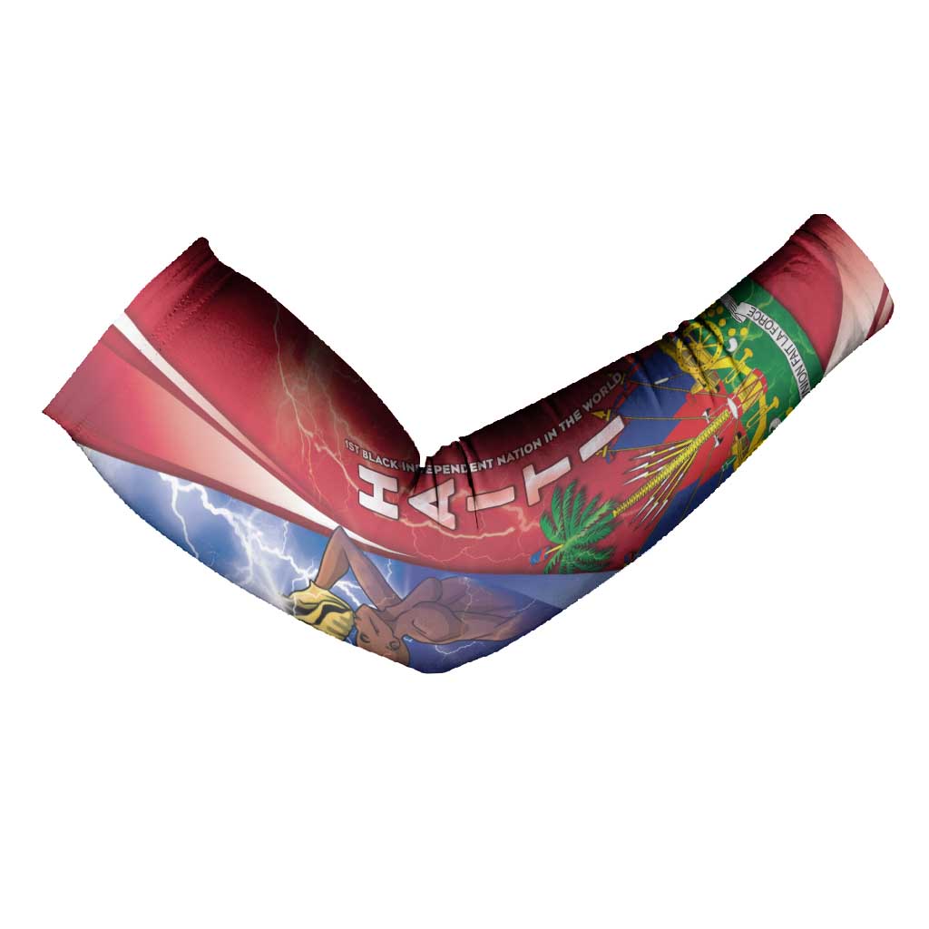 Haiti Independence Day Arm Sleeves The First Black Independent Nation